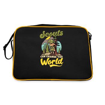 Le scoutisme change le monde - Sac Retro - noir/or - Dos