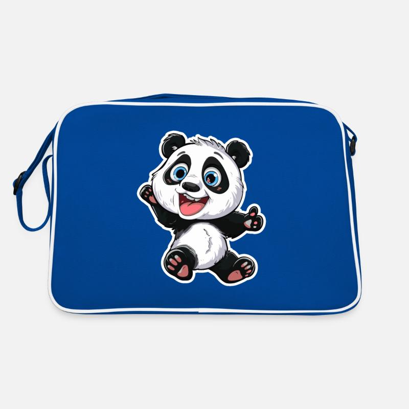 Exubérant Panda Buddy Sticker Sac Retro