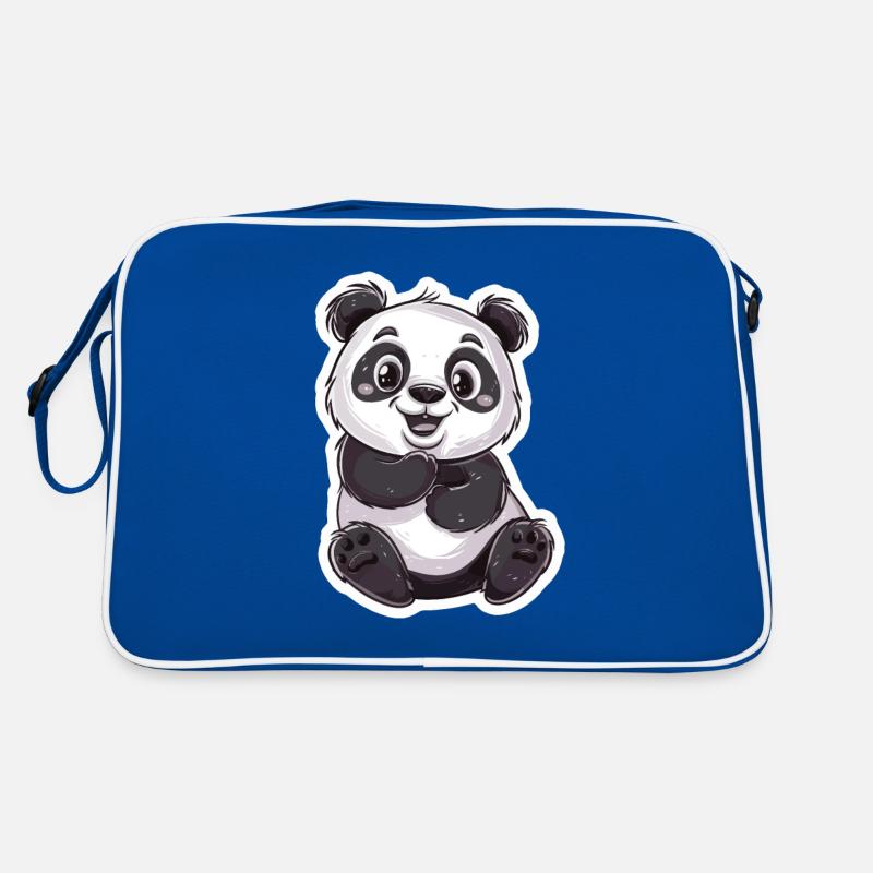 Exubérant Panda Buddy Sticker Sac Retro