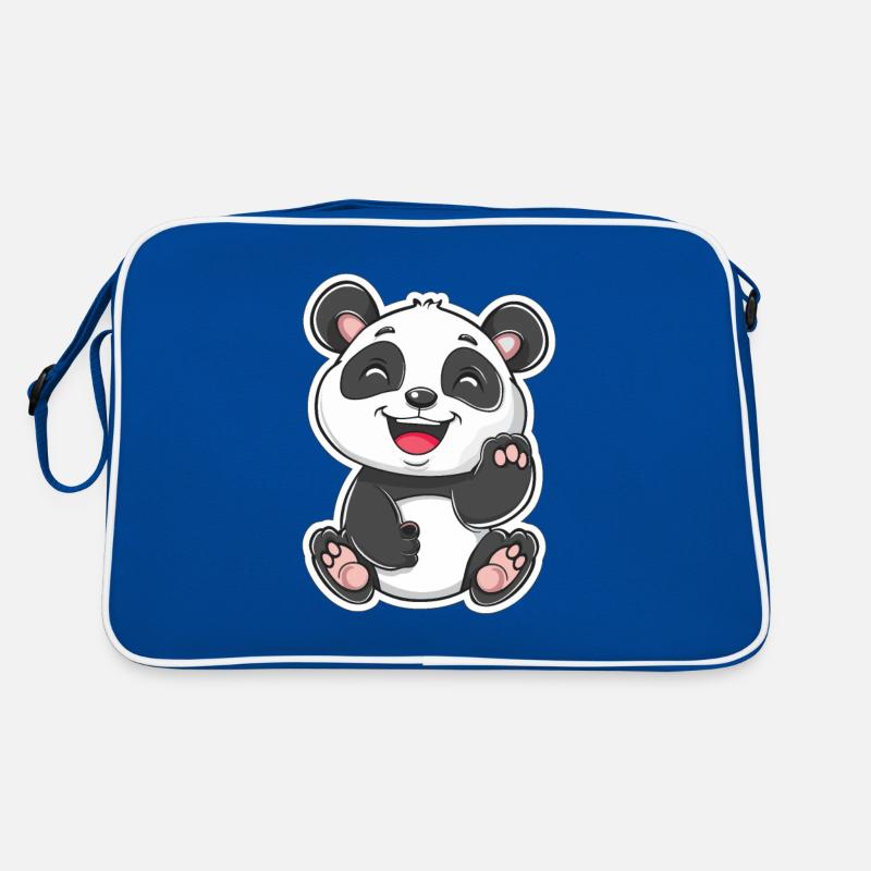 Exubérant Panda Buddy Sticker Sac Retro