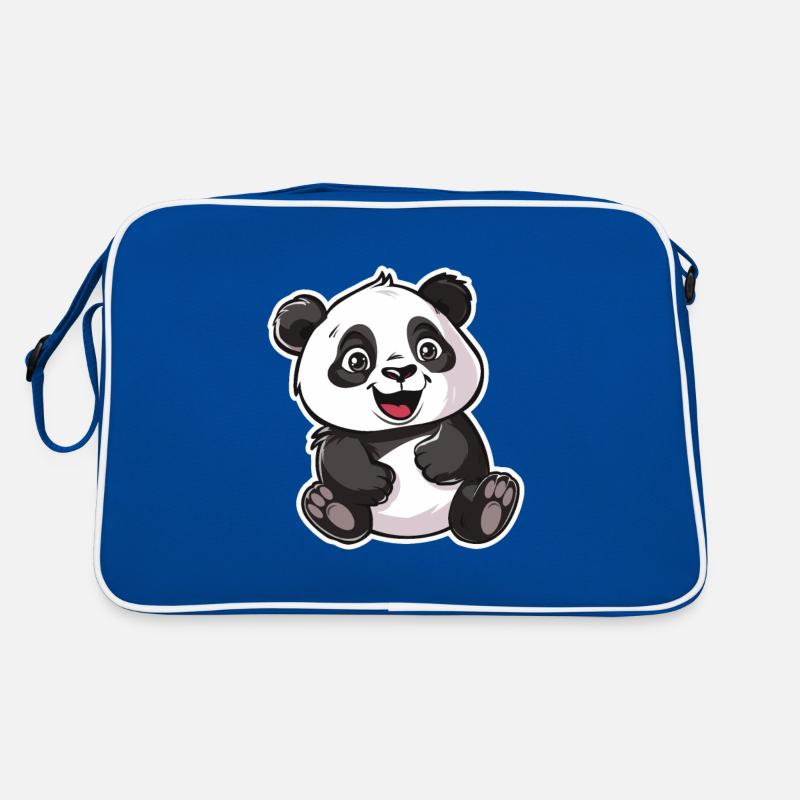 Exubérant Panda Buddy Sticker Sac Retro