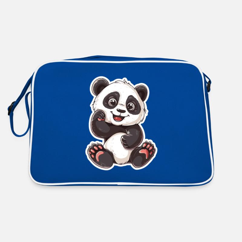 Exubérant Panda Buddy Sticker Sac Retro