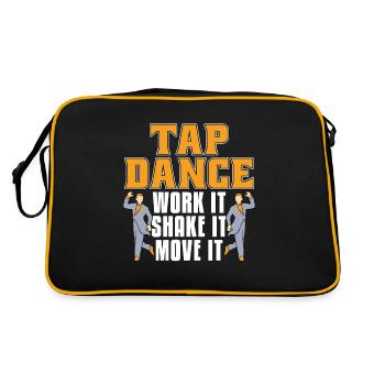 Tap Dance Work It Contemporary Dancing Tap Dancer - Retro Bag - black/gold - Back