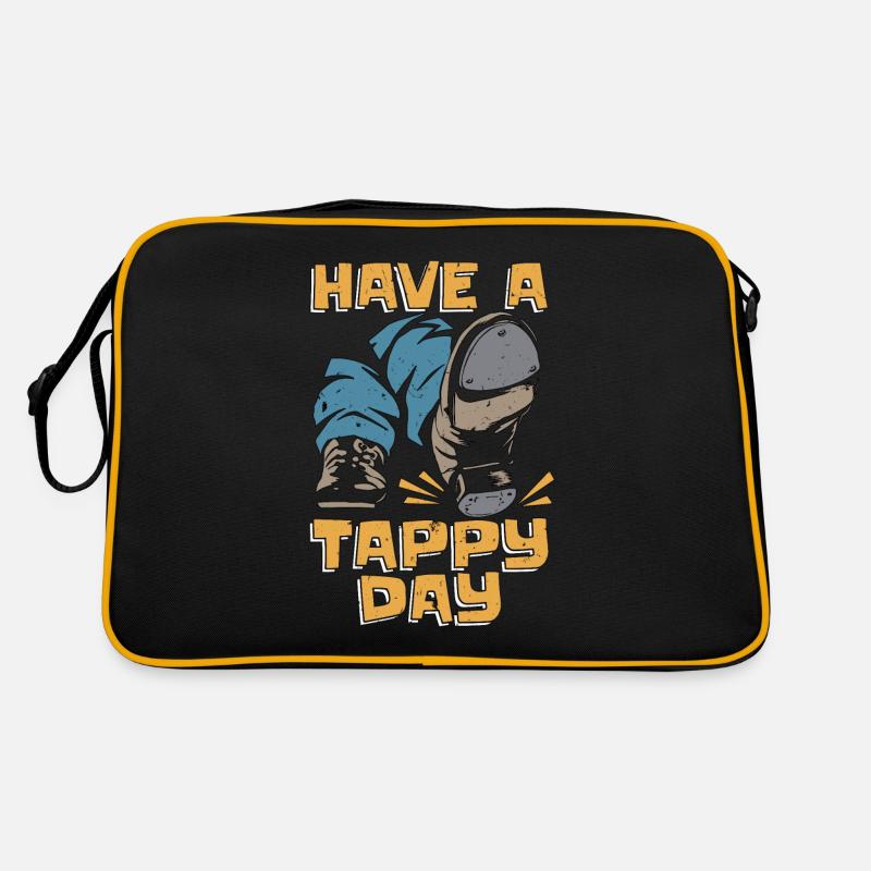 Tap Dance Have A Tappy Day Stomping Tap Dancer Retro Tasche