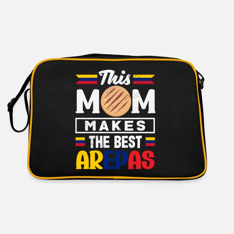 Arepas Colombien Venezuela Nourriture Sac Retro