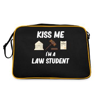 Embrasse-moi, je suis un cabinet d’avocats pour - Sac Retro - noir/or - Dos