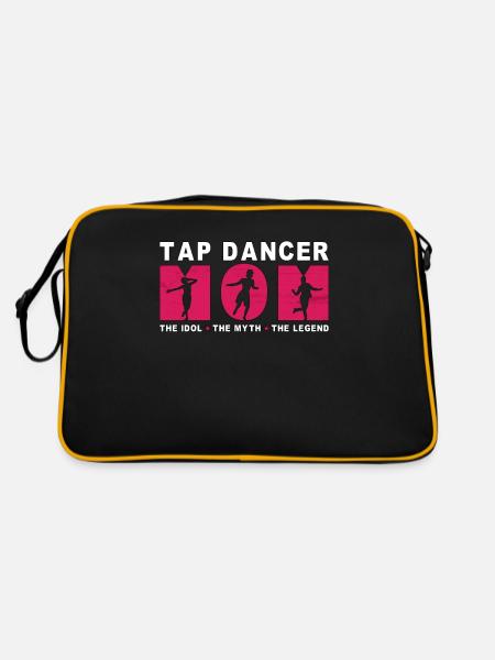Danseuse de claquettes Maman L’idole Le mythe Les claquettes - Sac Retro - noir/or - Dos