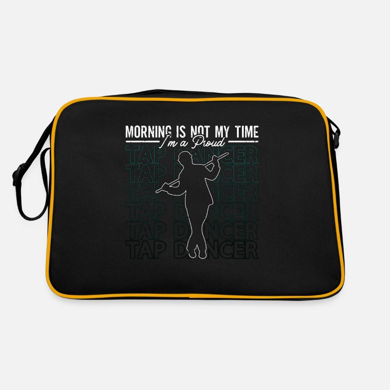 Tap Dancer Morning Is Not My Time Stomping Dancing Retro Tasche