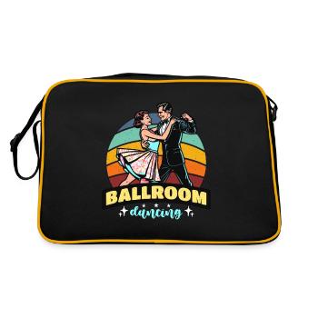 Ballroom Dance Ballroom Dancing Loves Dance Sport - Retro Bag - black/gold - Back