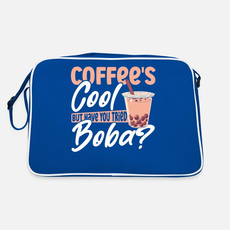 Black Tea Matcha Boba Boba Tea Merchandise for Retro Bag