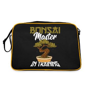 Culture japonaise Plantes miniatures Jardinage - Sac Retro - noir/or - Dos