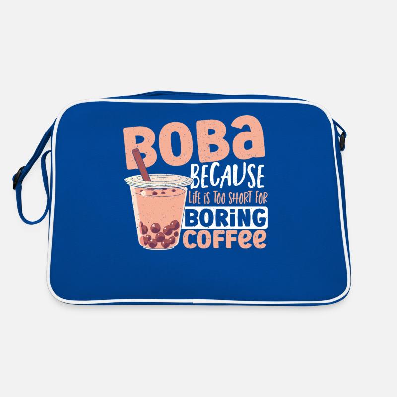 Boba Tee Tee Latte Oolong Tee Retro Tasche