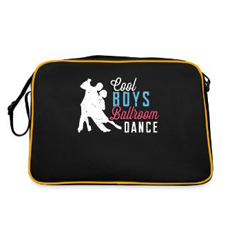 Ballroom Dance Cool Boys Ballroom Dance Dancing - Retro Bag - black/gold - Back