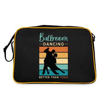 Ballroom Dance Ballroom Dancing Retro Dance Sport - Retro Bag - black/gold - Back