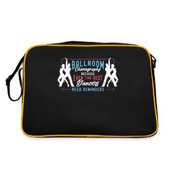 Ballroom Dance Ballroom Choreography Loves Dancing - Retro Bag - black/gold - Back