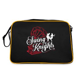 Swing Dance Swing Knights Lindy Hop Swing Dancer - Retro Bag - black/gold - Back