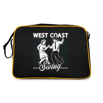 Swing Dance West Coast Swing Aime Danser En Couple - Sac Retro - noir/or - Dos