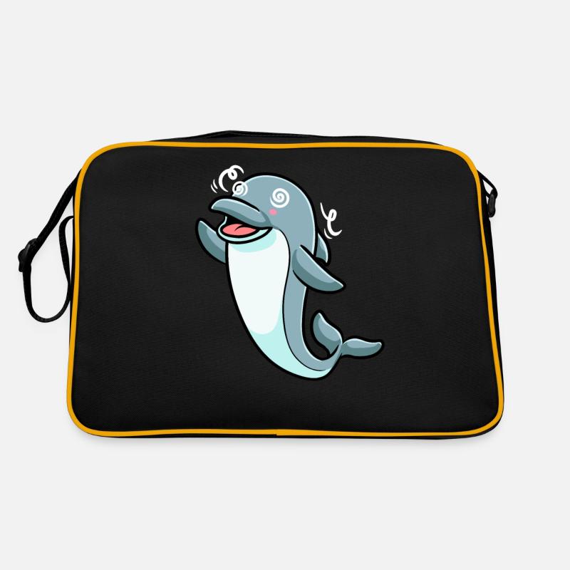 Émoticône de dauphin Sac Retro