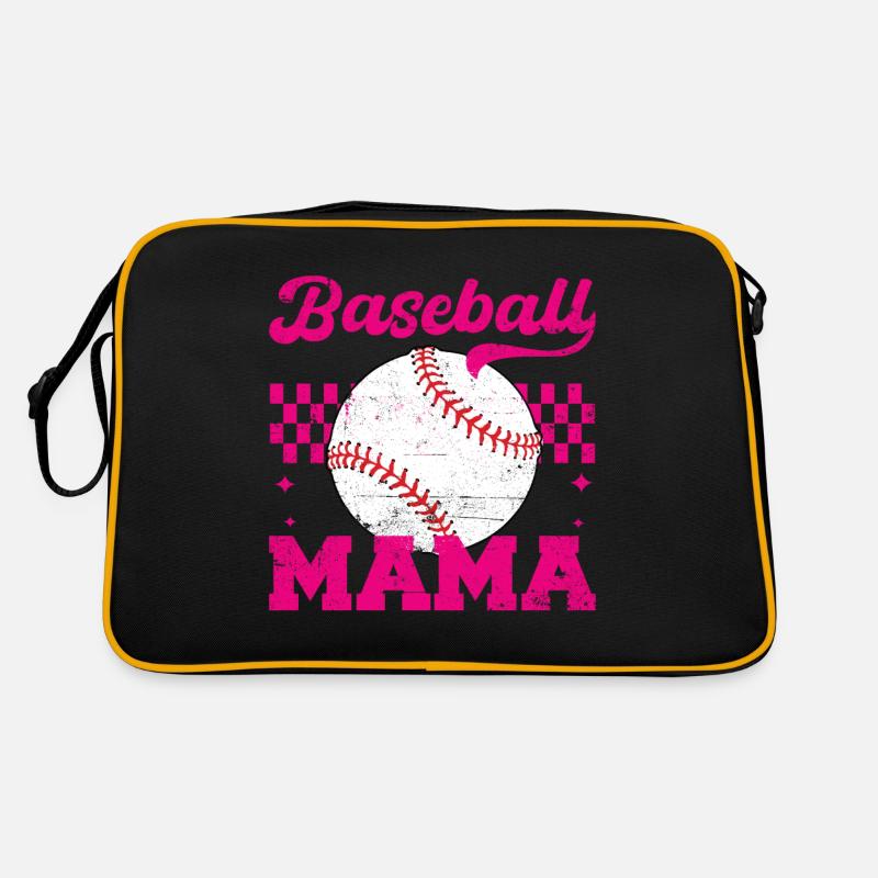 Baseball Mama verzweifelt Muttertag Mama Retro Tasche