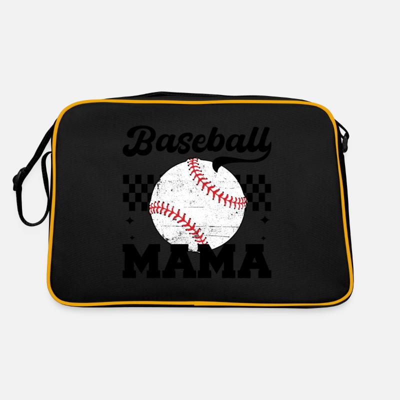 Baseball Mama verzweifelt Muttertag Mama Retro Tasche