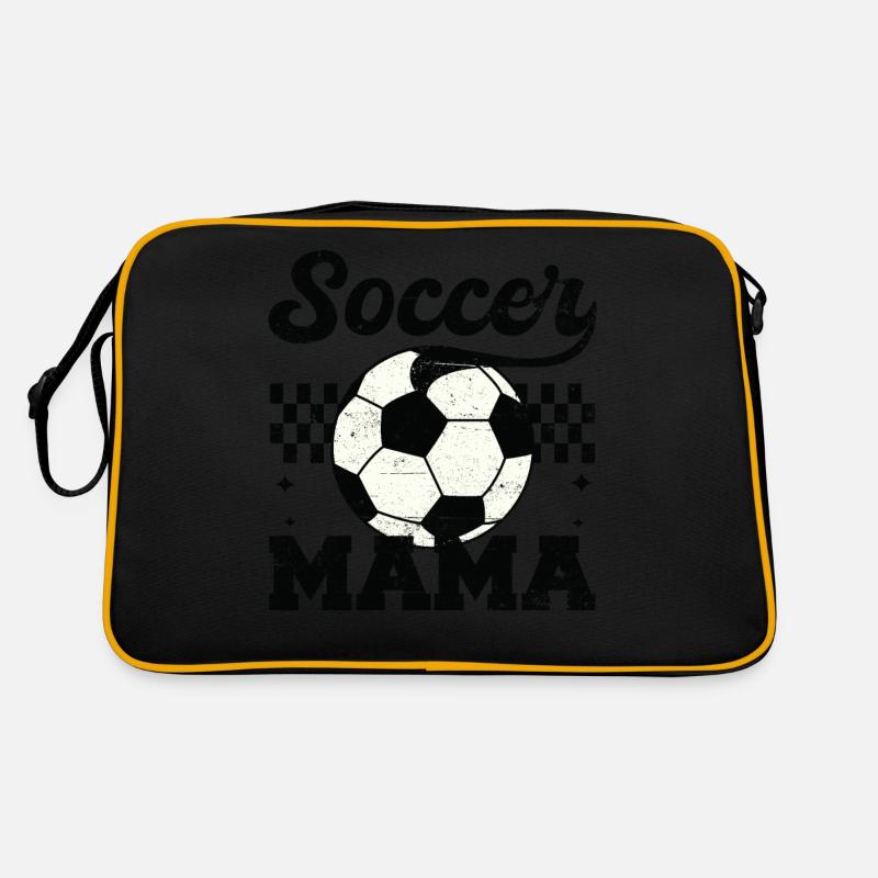 Fußball Mama Verzweifelt Muttertag Mama Retro Tasche