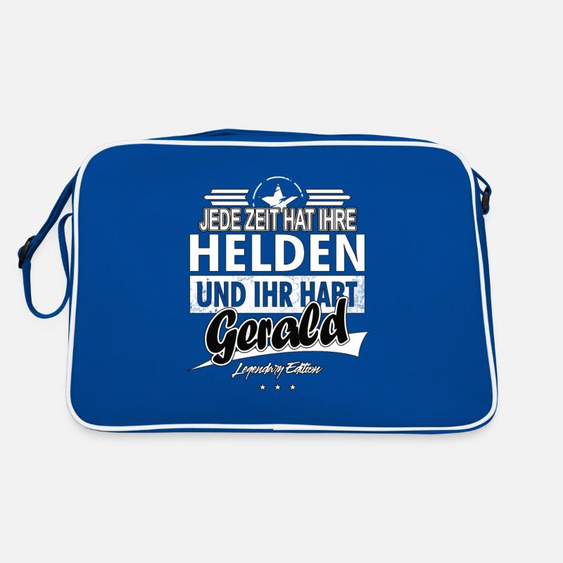 Jede Zeit hat Ihre Helden Ihr habt Gerald Retro Tasche