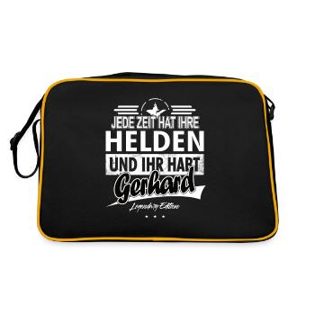 Chaque époque a ses héros Vous avez Gerhard - Sac Retro - noir/or - Dos