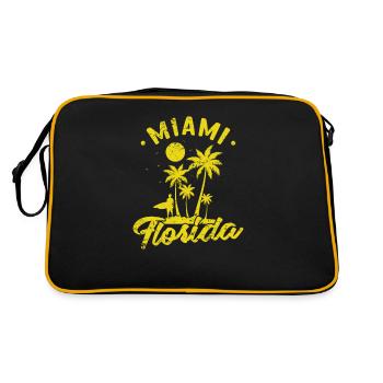 Miami, une ville de l’État de Floride - Sac Retro - noir/or - Dos