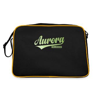 Aurora, une ville de l’État du Colorado - Sac Retro - noir/or - Dos