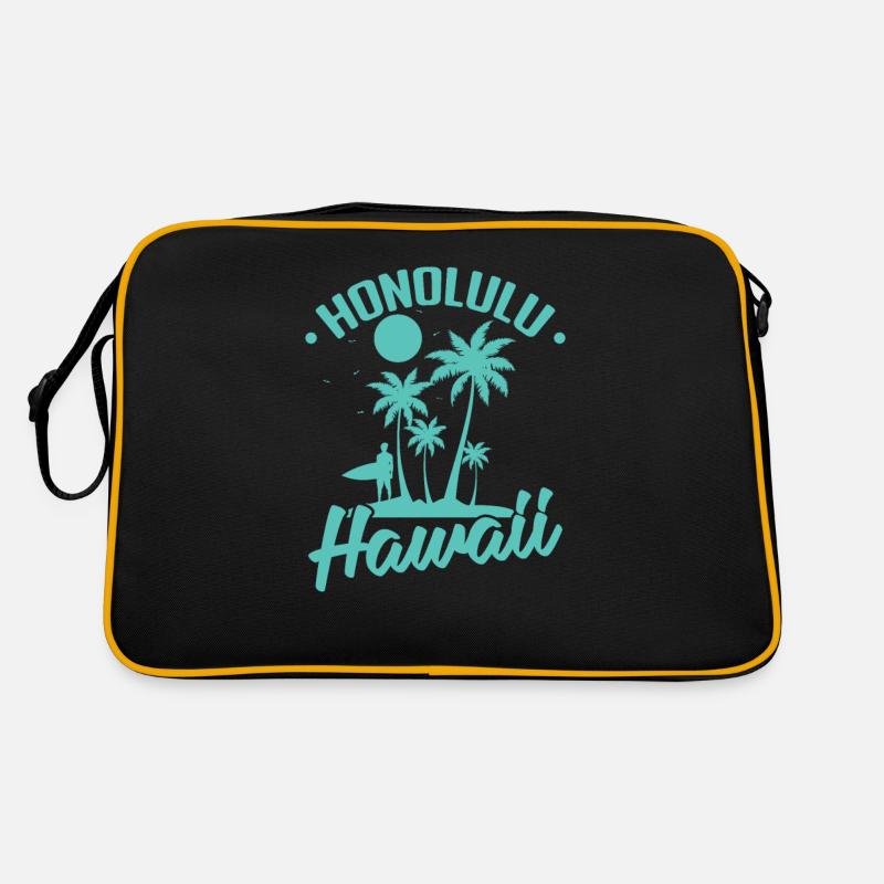 Honolulu, une ville de l’État d’Hawaï aux États-Unis Sac Retro