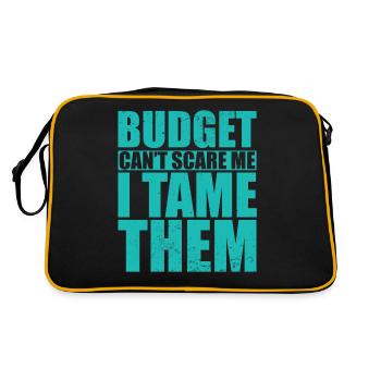 Le budget ne peut pas me faire peur - Sac Retro - noir/or - Dos
