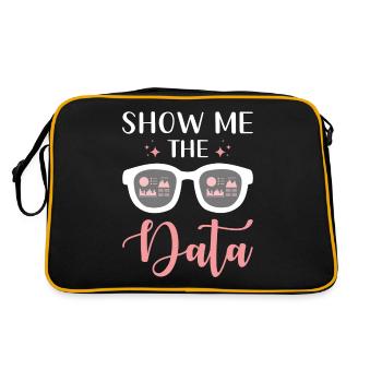Show me the data analysis brilliance - Retro Bag - black/gold - Back