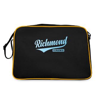 Richmond, une ville de Virginie - Sac Retro - noir/or - Dos