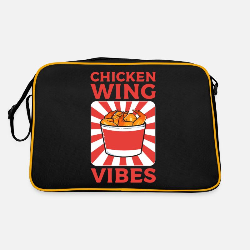 Poulet Barbecue Ailes de Buffalo Chef BBQ que j’adore Sac Retro