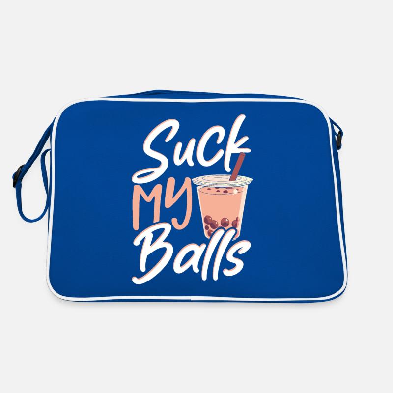 Boba-Tee Tee mit Matcha-Geschmack Boba-Tee-Shirt Retro Tasche