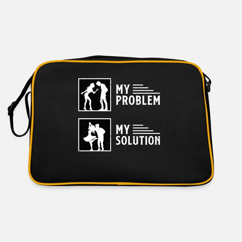 Danseur Swing Mon Problème Ma Solution Pictogramme Papa Sac Retro