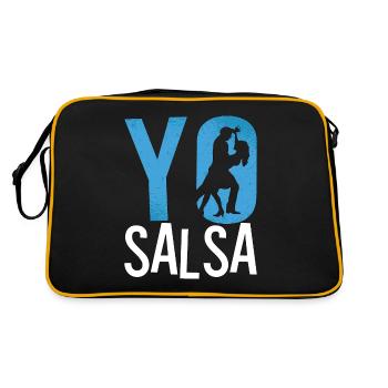 Danse Salsa Yo Salsa Aime Mambo Musique Danse Sport - Sac Retro - noir/or - Dos