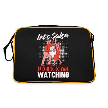 Danse Salsa Aimons danser Danseur de salsa - Sac Retro - noir/or - Dos
