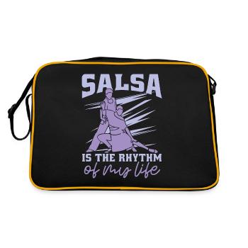 Danse salsa La salsa est le rythme de la musique Mambo - Sac Retro - noir/or - Dos