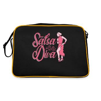 Salsa Danse Salsa Diva Mambo Danse Danse Sport - Sac Retro - noir/or - Dos