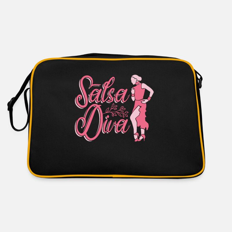 Salsa Danse Salsa Diva Mambo Danse Danse Sport Sac Retro