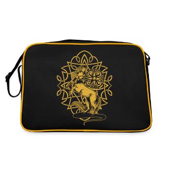 Cadeau Phoenix Centaur - Sac Retro - noir/or - Dos