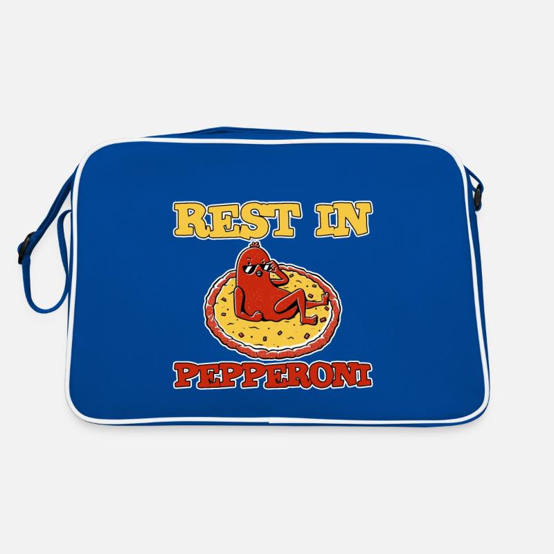 Rest In Pepperoni 2 Retro Tasche