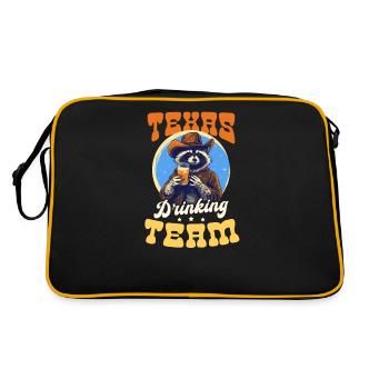 Texas Lover Équipe de boisson du Texas - Sac Retro - noir/or - Dos