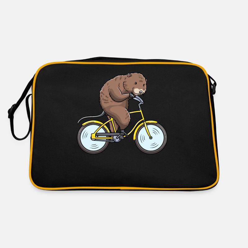 Rat musqué à vélo Sac Retro