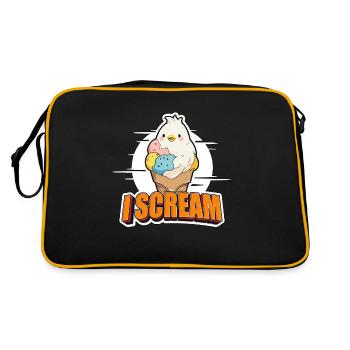 Calopsittes I Scream Birdwatcher Calopsitte Amoureux - Sac Retro - noir/or - Dos