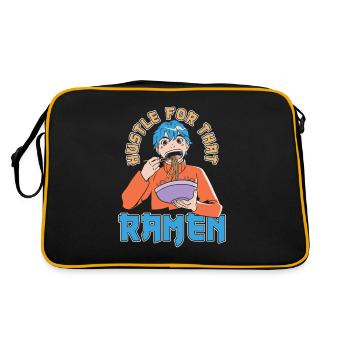 Bol de Ramen Manga Anime - Sac Retro - noir/or - Dos