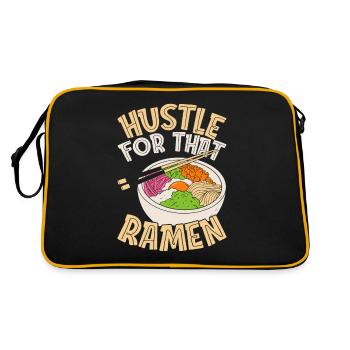 Bol de Ramen Manga Anime - Sac Retro - noir/or - Dos