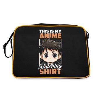 Manga d’anime - Sac Retro - noir/or - Dos