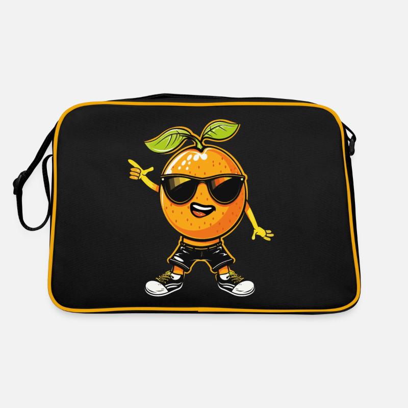 Passionsfrucht-Dabbing Retro Tasche